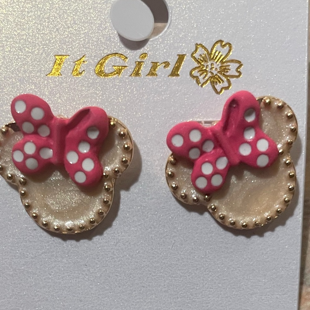 Minnie mouse costume jewelry earrings - Picture 1 of 1